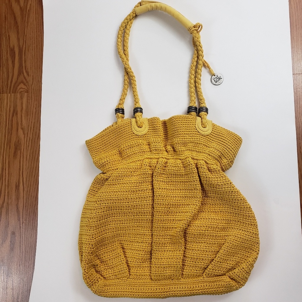 Yellow Crochet Handbag The Sak